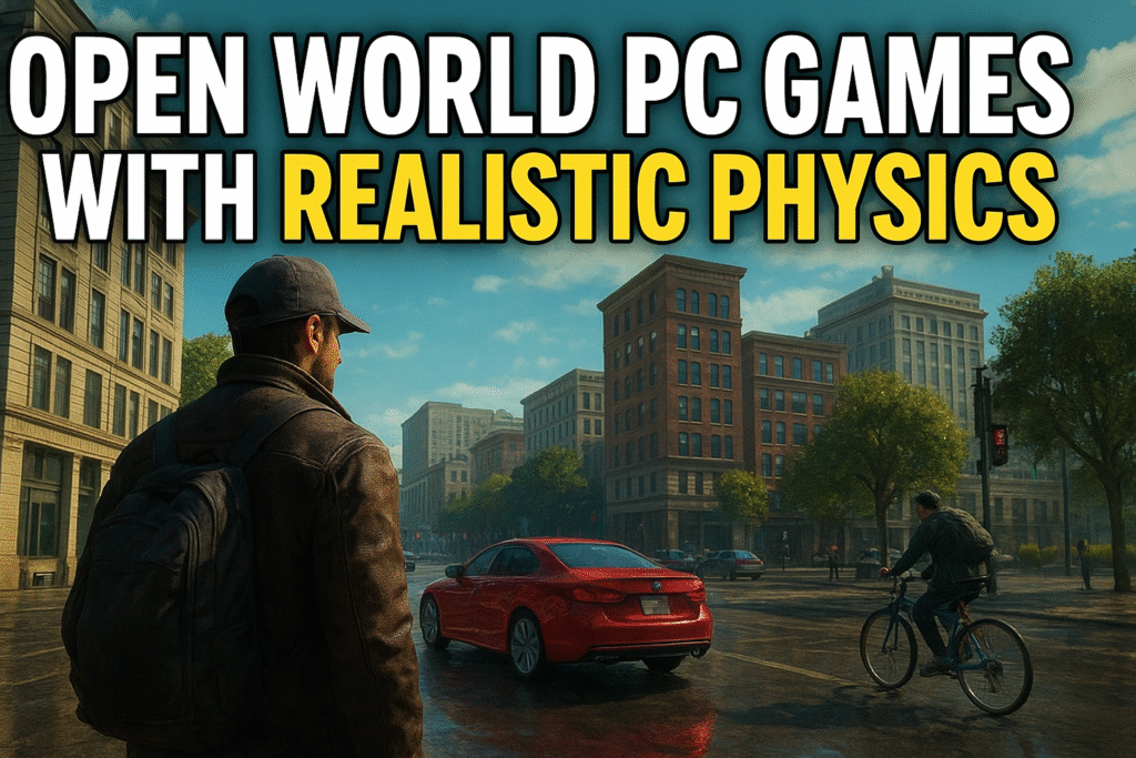 Open World PC Games with Realistic Physics