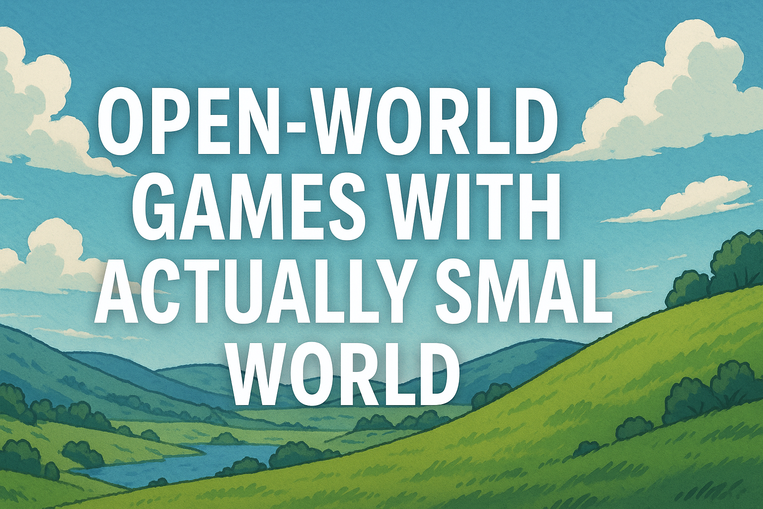 open-world games with actually small world