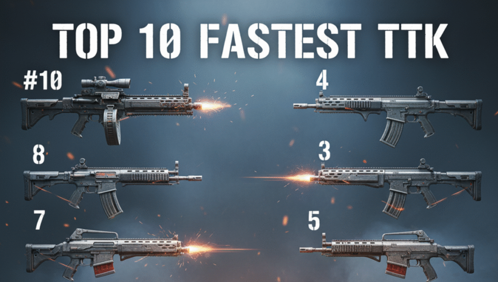 Top 10 Fastest TTK Weapons in Battlefield 6 – Kill in Under 200 Milliseconds!
